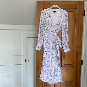 Halogen wrap dress